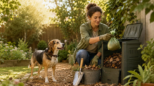 ¿Cómo hacer compost con heces de perro?