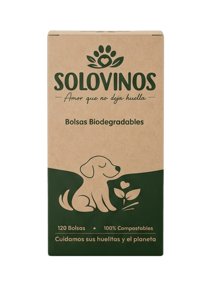 Caja de 8 rollos de bolsas biodegradables