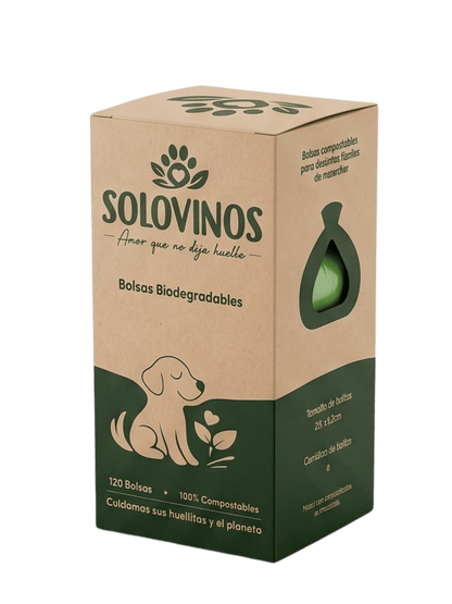 Caja de 8 rollos de bolsas biodegradables
