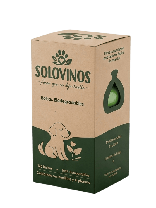 Caja de 8 rollos de bolsas biodegradables